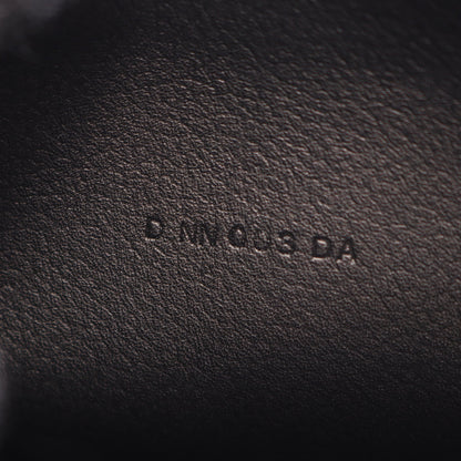 2002 二つ折り財布 エバーグレイン ブラック シルバー金具 D刻印 エルメス