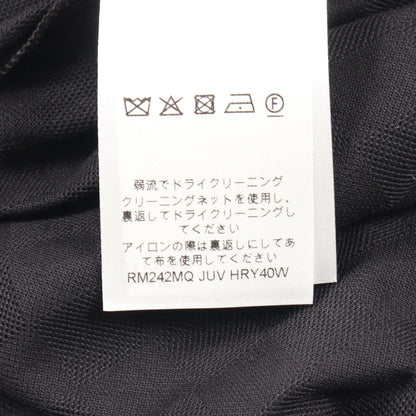 ダミエ ロゴ刺繍 半袖Tシャツ コットン ブラック ルイヴィトン