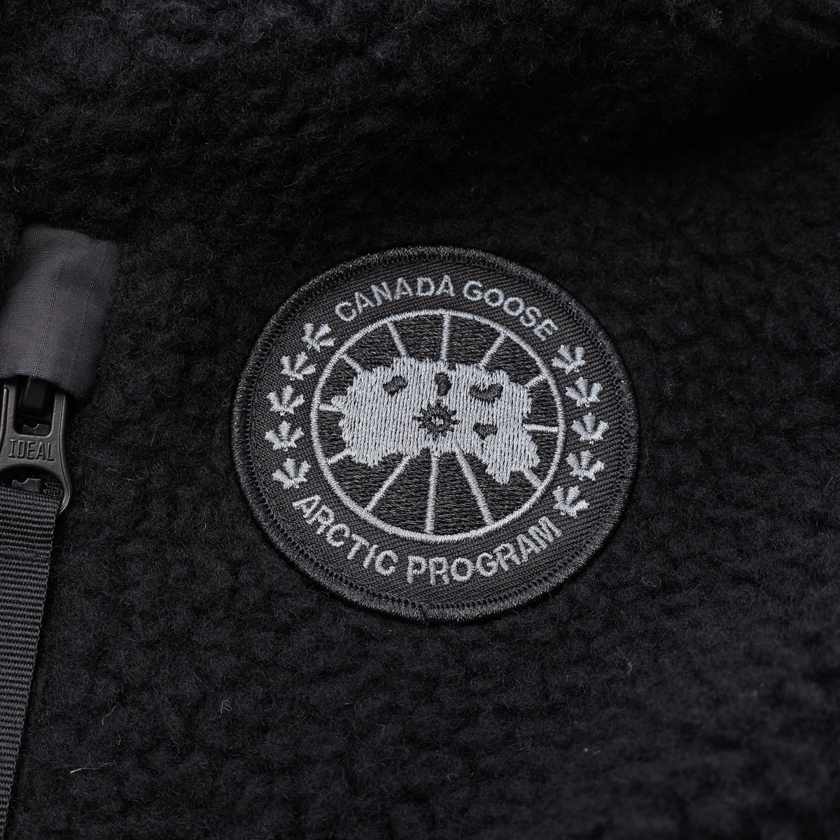 kinross BLACK LABEL キンロス リバーシブル フリース ジャケット コットン ナイロン ブラック カナダグース アウター CANADA GOOSE