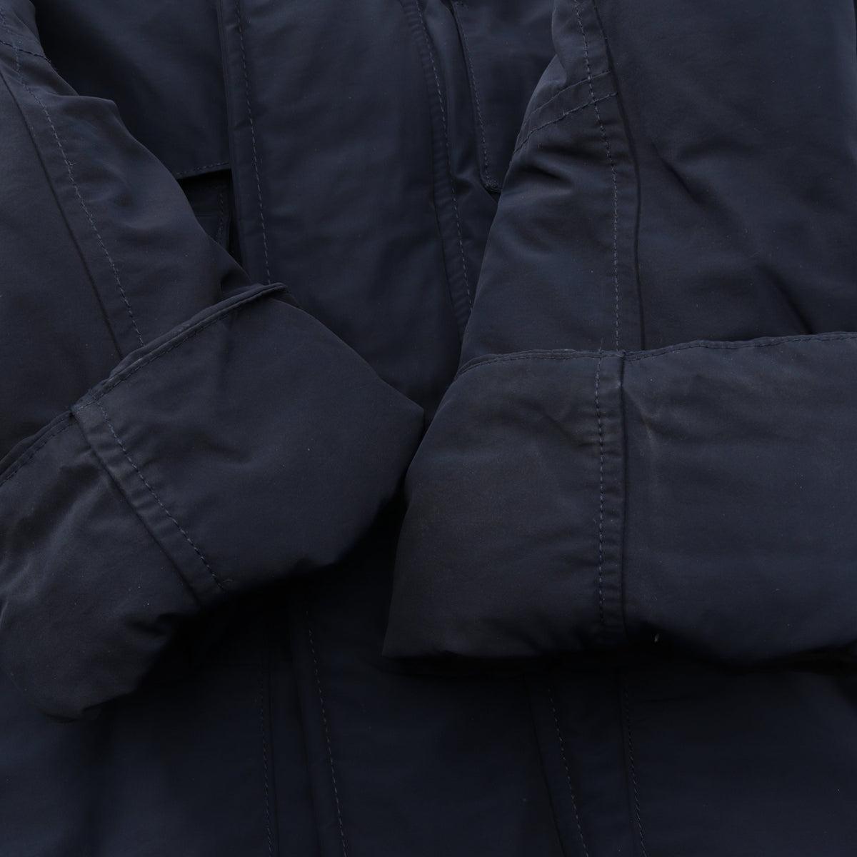 MICRO REPS フード付き ダウンジャケット ナイロン ネイビー ストーンアイランド アウター Stone Island