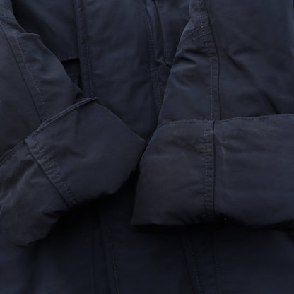 MICRO REPS フード付き ダウンジャケット ナイロン ネイビー ストーンアイランド アウター Stone Island