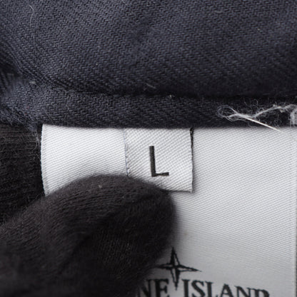 MICRO REPS フード付き ダウンジャケット ナイロン ネイビー ストーンアイランド アウター Stone Island