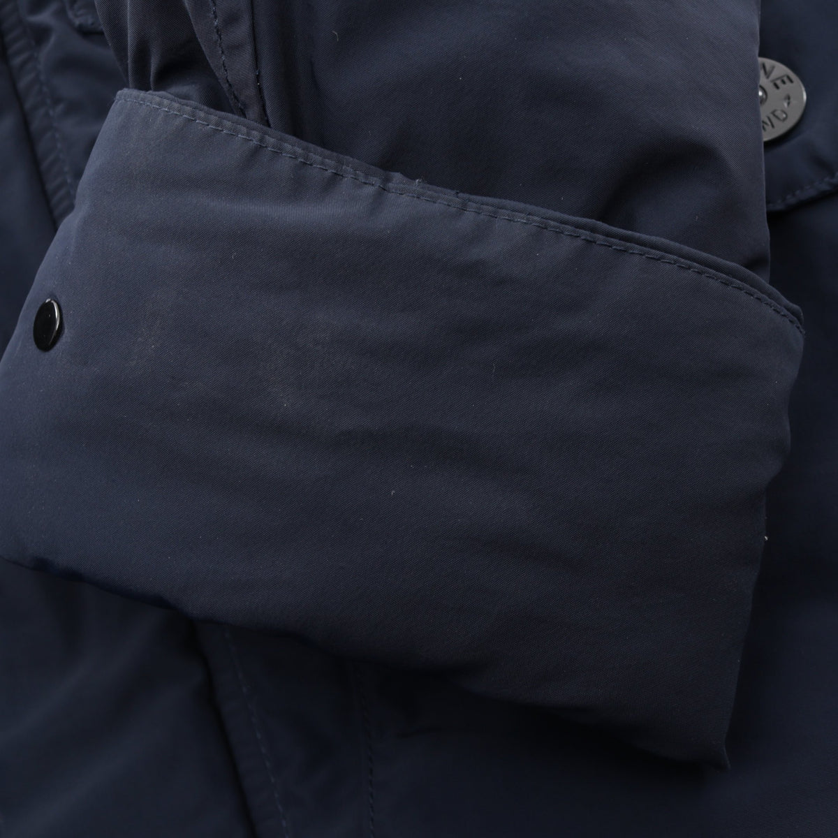 MICRO REPS フード付き ダウンジャケット ナイロン ネイビー ストーンアイランド アウター Stone Island