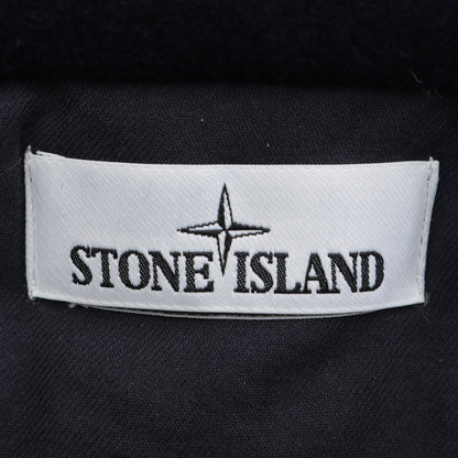 MICRO REPS フード付き ダウンジャケット ナイロン ネイビー ストーンアイランド アウター Stone Island