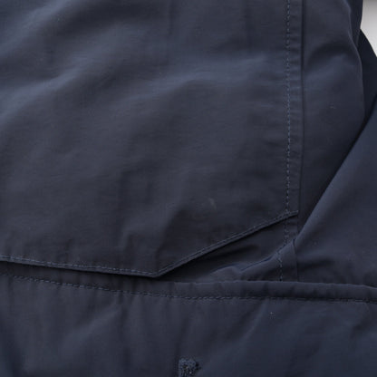 MICRO REPS フード付き ダウンジャケット ナイロン ネイビー ストーンアイランド アウター Stone Island