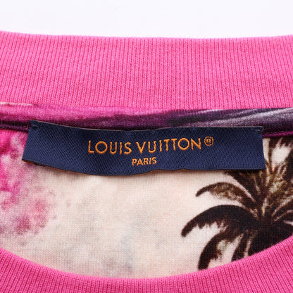 総柄 サーフプリントショートスリーブ 半袖Tシャツ コットン ピンク ルイヴィトン トップス LOUIS VUITTON