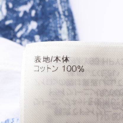 グラフィックモノグラム クルーネック 半袖Tシャツ コットン ブルー ルイヴィトン