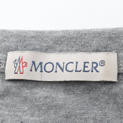 ロゴワッペン 半袖Tシャツ コットン グレー モンクレール トップス MONCLER