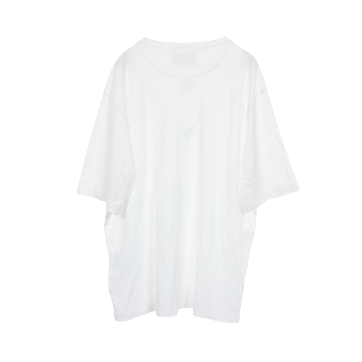 トライアングルロゴ 半袖Tシャツ コットン ホワイト プラダ トップス PRADA