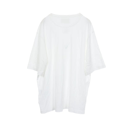 トライアングルロゴ 半袖Tシャツ コットン ホワイト プラダ トップス PRADA