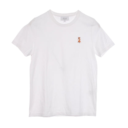 スタンディング フォックス 半袖Tシャツ コットン ホワイト メゾンキツネ