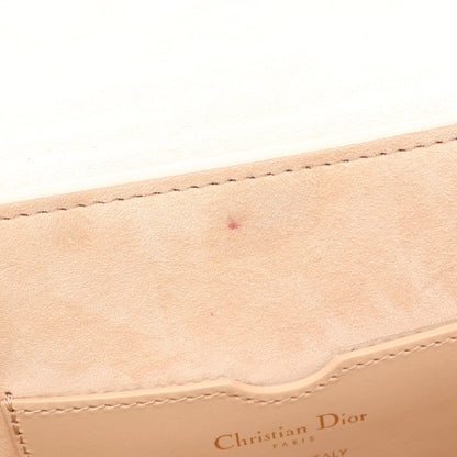DIOR BOBBY ボビー ミディアム ショルダーバッグ レザー ベージュ クリスチャンディオール