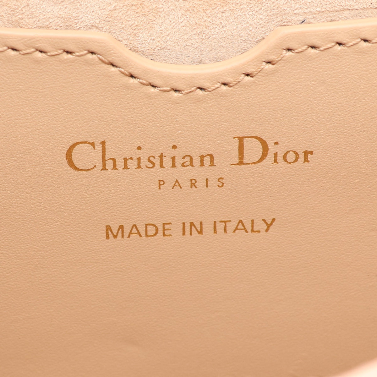 DIOR BOBBY ボビー ミディアム ショルダーバッグ レザー ベージュ クリスチャンディオール