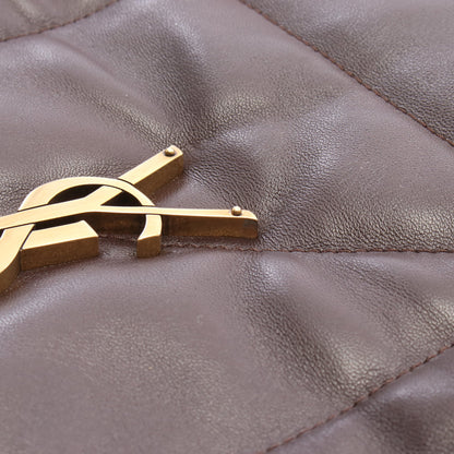 ジェイミー4.3 ラージ チェーンショルダーバッグ ラムスキン ダークブラウン サンローランパリ