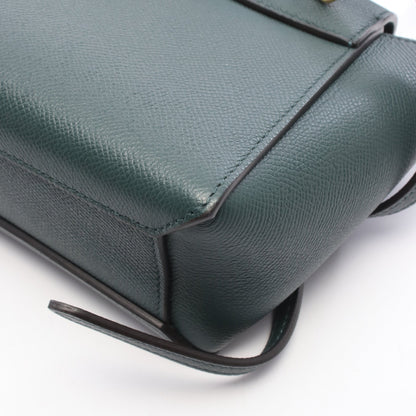 PICO BELT BAG ピコ ベルトバッグ 2WAY ハンドバッグ レザー ダークグリーン セリーヌ