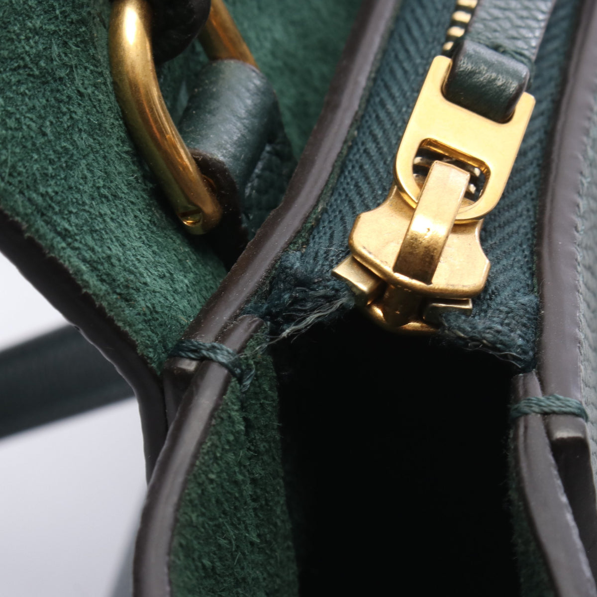 PICO BELT BAG ピコ ベルトバッグ 2WAY ハンドバッグ レザー ダークグリーン セリーヌ