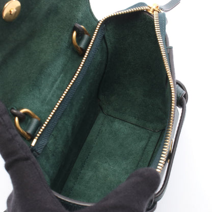 PICO BELT BAG ピコ ベルトバッグ 2WAY ハンドバッグ レザー ダークグリーン セリーヌ