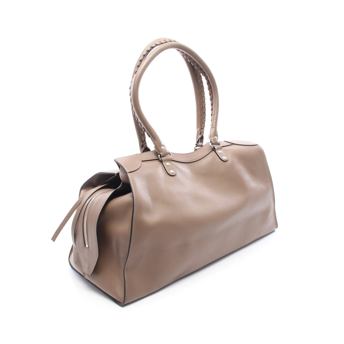 NEO CLASSIC LARGE ネオ クラシック シティ ラージ ショルダーバッグ トートバッグ レザー グレーベージュ バレンシアガ