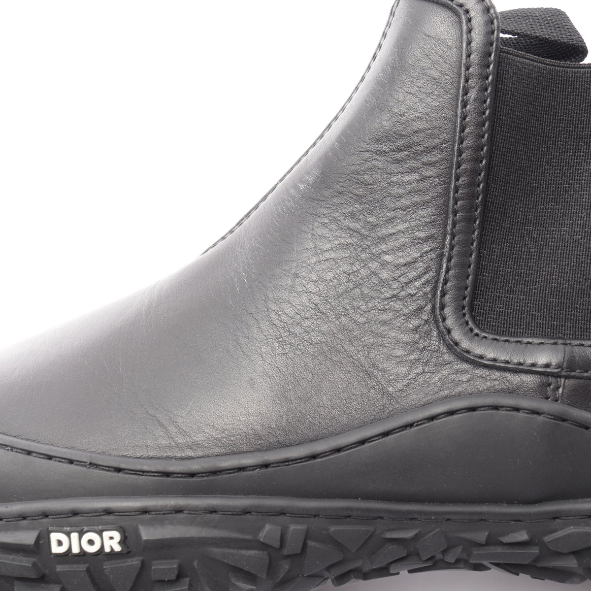 B28 サイドゴアブーツ レザー ブラック クリスチャンディオール シューズ Christian Dior