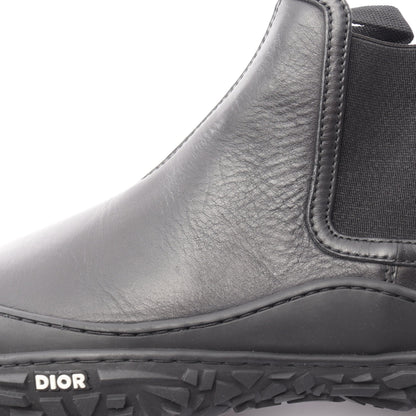 B28 サイドゴアブーツ レザー ブラック クリスチャンディオール シューズ Christian Dior