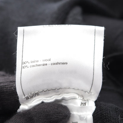 プリーツ ニット スカート ウール カシミヤ ブラック シャネル ボトムス CHANEL