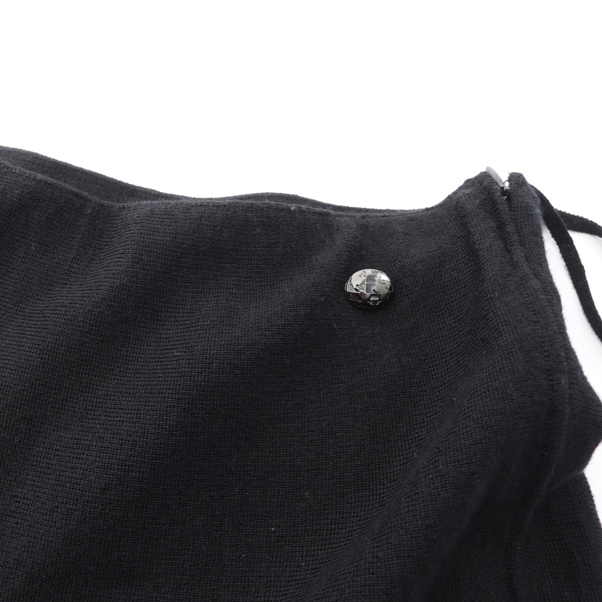 プリーツ ニット スカート ウール カシミヤ ブラック シャネル ボトムス CHANEL