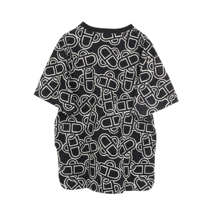 マキシ マイヨン エケストル 半袖Tシャツ コットン ブラック ホワイト エルメス トップス HERMES