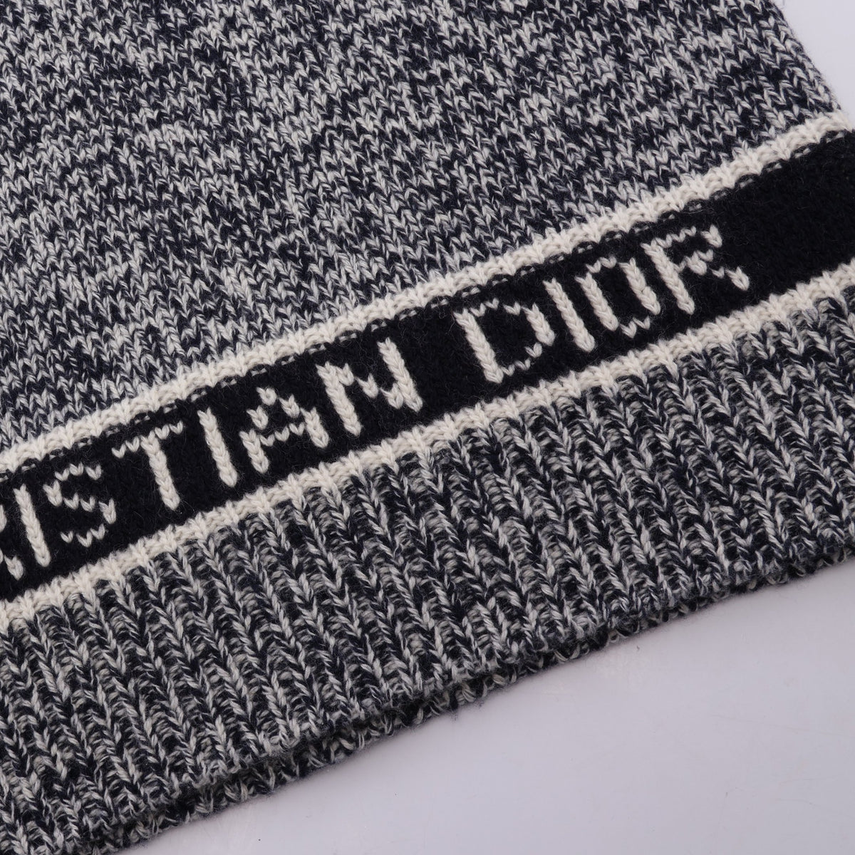ロゴ ニット ベスト ウール カシミヤ ネイビー クリスチャンディオール