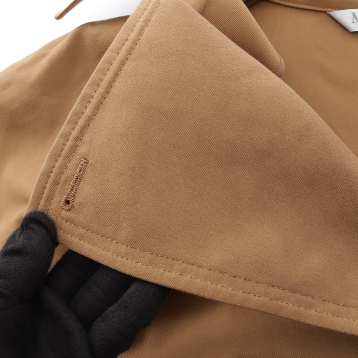 ケープ トレンチコート コットン ベージュ マックスマーラ アウター Max Mara