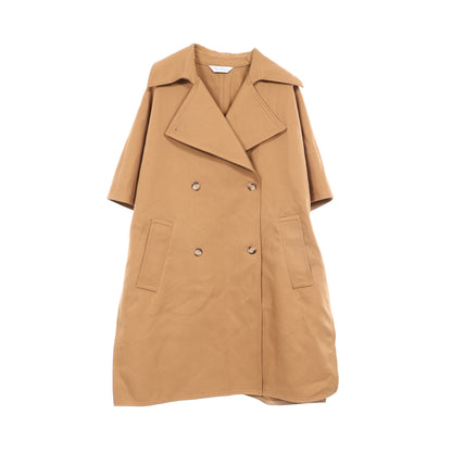 ケープ トレンチコート コットン ベージュ マックスマーラ アウター Max Mara