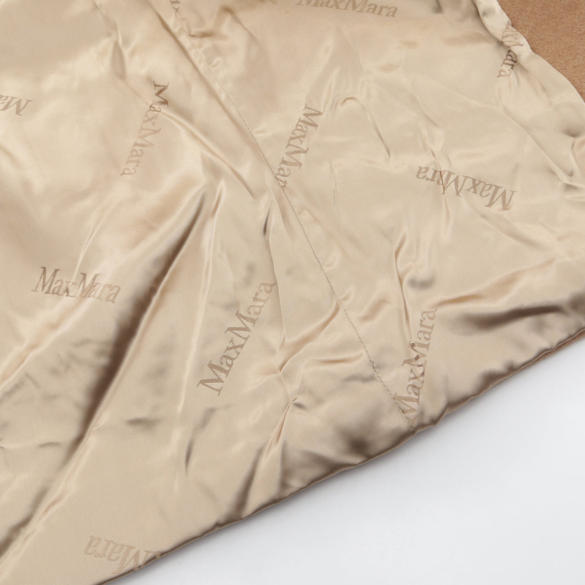 フリンジ ガウンコート キャメル ベージュ マックスマーラ アウター Max Mara