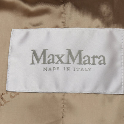 フリンジ ガウンコート キャメル ベージュ マックスマーラ アウター Max Mara