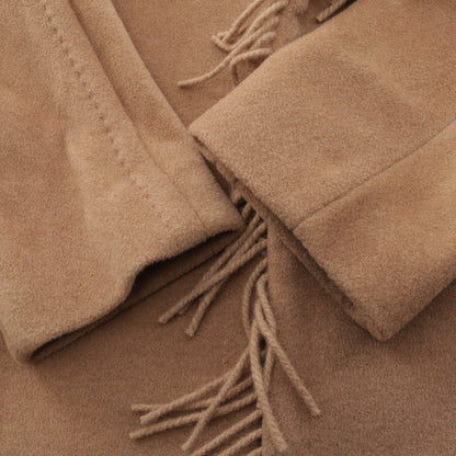 フリンジ ガウンコート キャメル ベージュ マックスマーラ アウター Max Mara