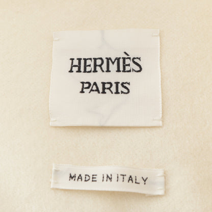 セリエボタン ロング ベスト カシミヤ オフホワイト エルメス トップス HERMES