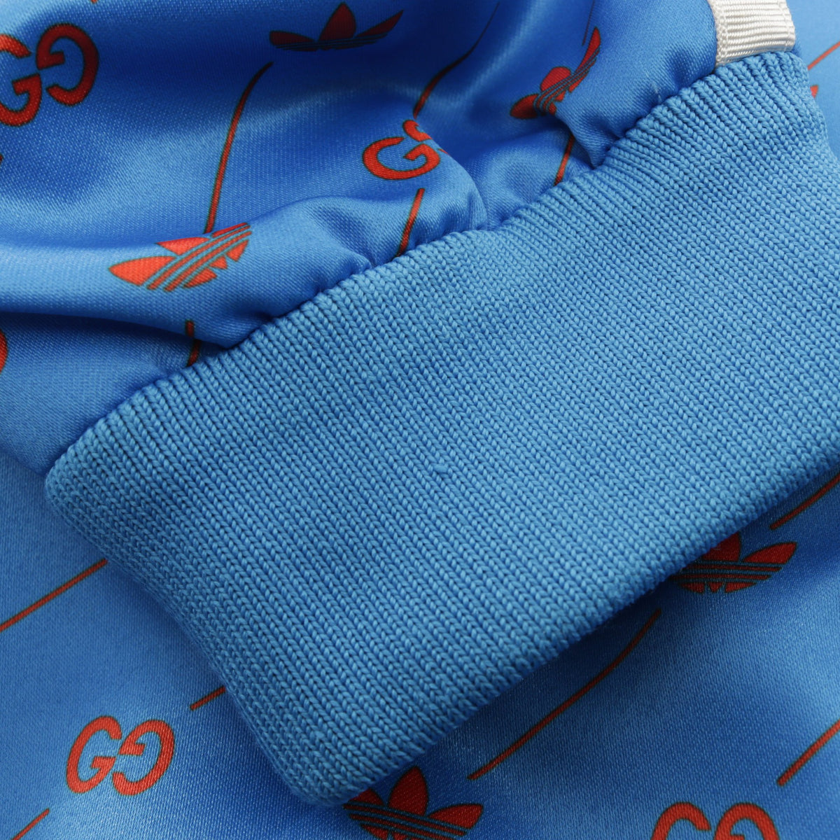 GUCCI × adidas フード付き トラックジャケット ブルー オレンジ マルチカラー グッチ アウター GUCCI