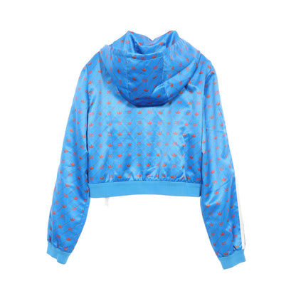 GUCCI × adidas フード付き トラックジャケット ブルー オレンジ マルチカラー グッチ アウター GUCCI