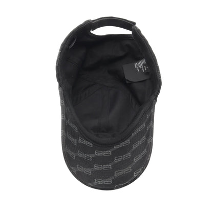 BBモノグラム キャップ コットン ブラック バレンシアガ 財布・小物 BALENCIAGA
