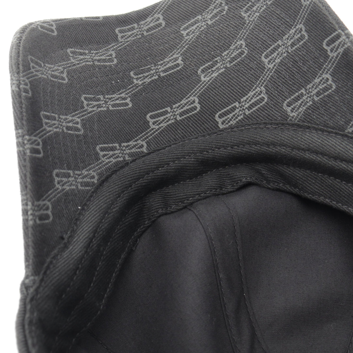 BBモノグラム キャップ コットン ブラック バレンシアガ 財布・小物 BALENCIAGA