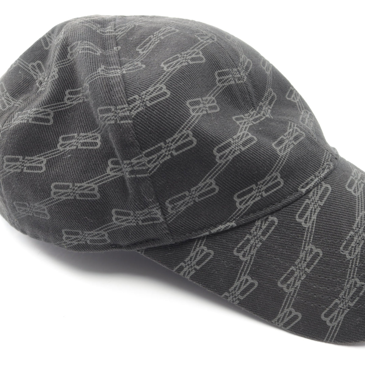 BBモノグラム キャップ コットン ブラック バレンシアガ 財布・小物 BALENCIAGA