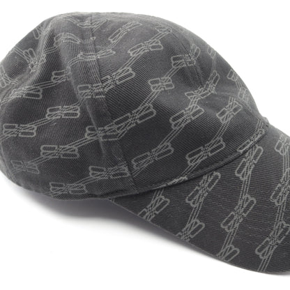 BBモノグラム キャップ コットン ブラック バレンシアガ 財布・小物 BALENCIAGA