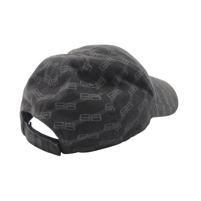 BBモノグラム キャップ コットン ブラック バレンシアガ 財布・小物 BALENCIAGA