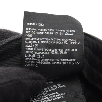 BBモノグラム キャップ コットン ブラック バレンシアガ 財布・小物 BALENCIAGA