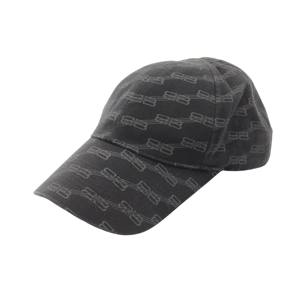 BBモノグラム キャップ コットン ブラック バレンシアガ 財布・小物 BALENCIAGA