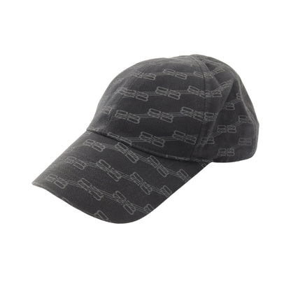 BBモノグラム キャップ コットン ブラック バレンシアガ 財布・小物 BALENCIAGA