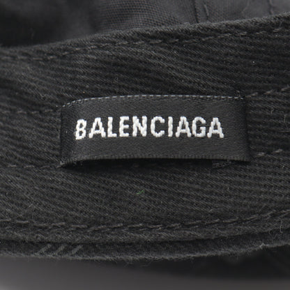 BBモノグラム キャップ コットン ブラック バレンシアガ 財布・小物 BALENCIAGA
