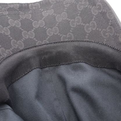 GGキャンバス シェリーライン キャップ コットン レーヨン ブラック グリーン レッド グッチ