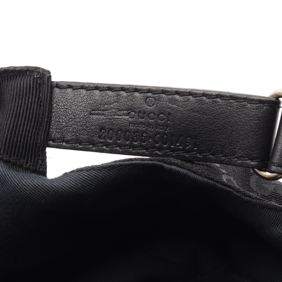 GGキャンバス シェリーライン キャップ コットン レーヨン ブラック グリーン レッド グッチ