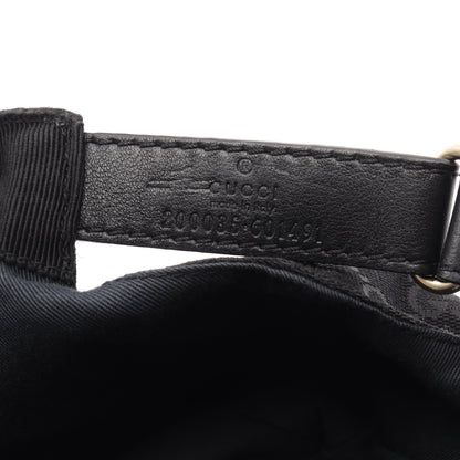 GGキャンバス シェリーライン キャップ コットン レーヨン ブラック グリーン レッド グッチ
