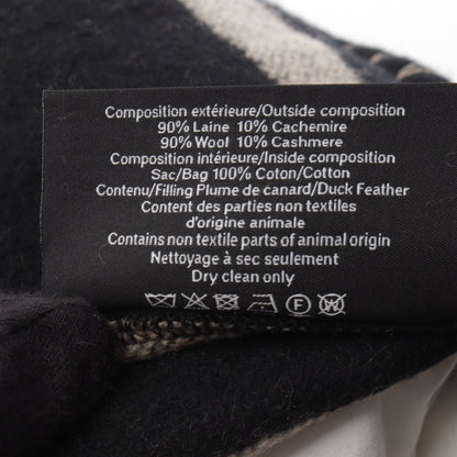 ココマーク クッション インテリア ウール カシミヤ ブラック グレーブラウン シャネル 財布・小物 CHANEL