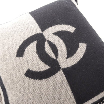 ココマーク クッション インテリア ウール カシミヤ ブラック グレーブラウン シャネル 財布・小物 CHANEL
